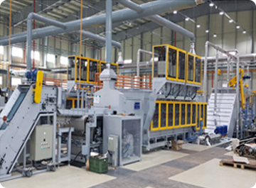 MESH BELT TYPE AUSTEMPERING CONTINUOUS HEAT TREATMENT FURNACE image01