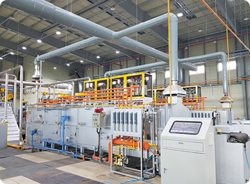 MESH BELT TYPE AUSTEMPERING CONTINUOUS HEAT TREATMENT FURNACE image03