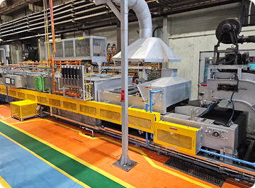 Mesh Belt Type Continuous Quenching and Carburizing Furnace image06